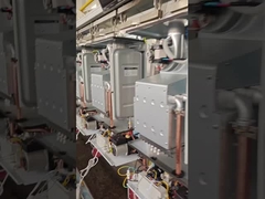 Caldera de gas colgada pared