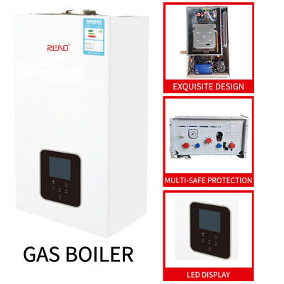 Estilo del revestimiento de caldera de gas del soporte de la pared 40Kw de L1PB32-A (F4) con Shell de acero inoxidable