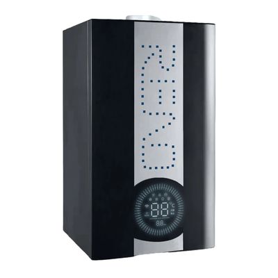 Calderas de condensación de gas con superficie de acero inoxidable para montaje en pared de 20KW a 40KW